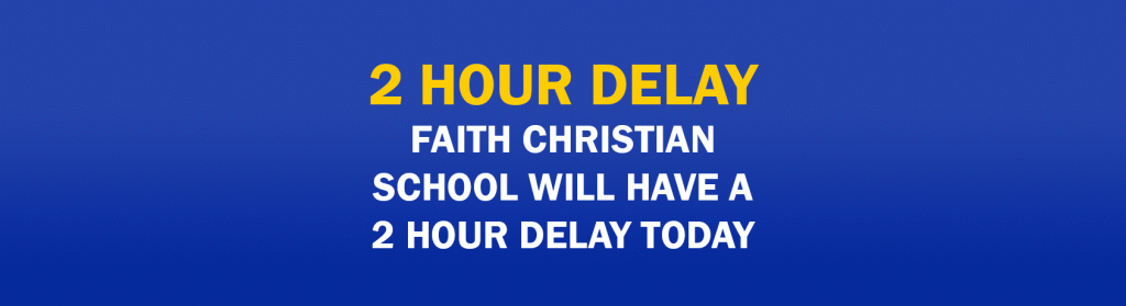 2 Hour Delay, Tuesday, March 7th
