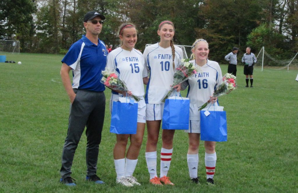 Girls soccer Honor the Seniors game