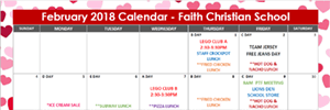 February Calendar