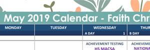 May 2019 Calendar