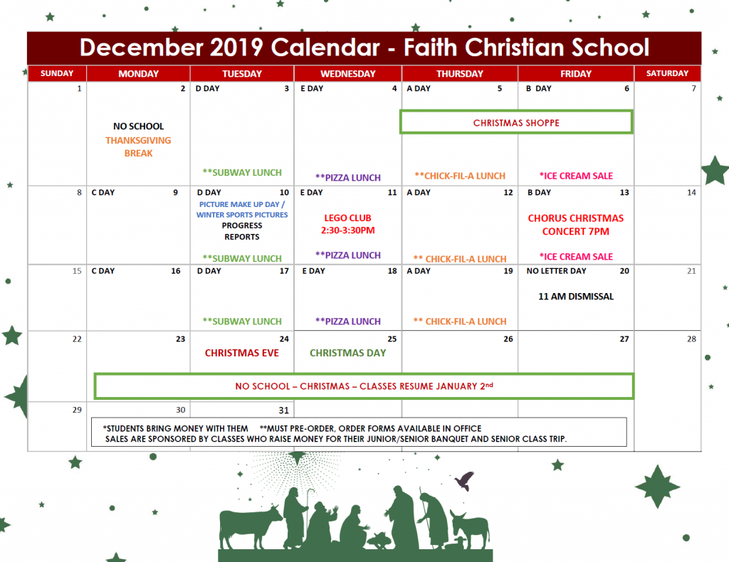 December Calendar