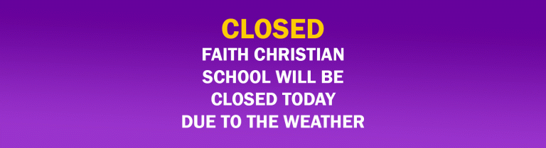 FCS Closed – Thursday, February 6  FID #2