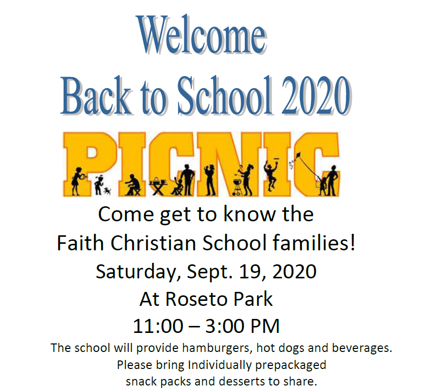 Back To School Picnic