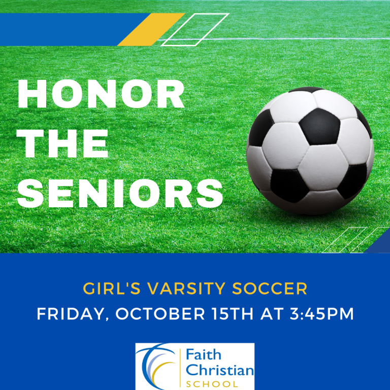 October 15th – Girls Varsity Soccer Honor The Seniors Game