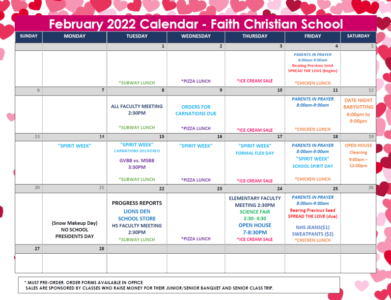 February 2022 Calendar