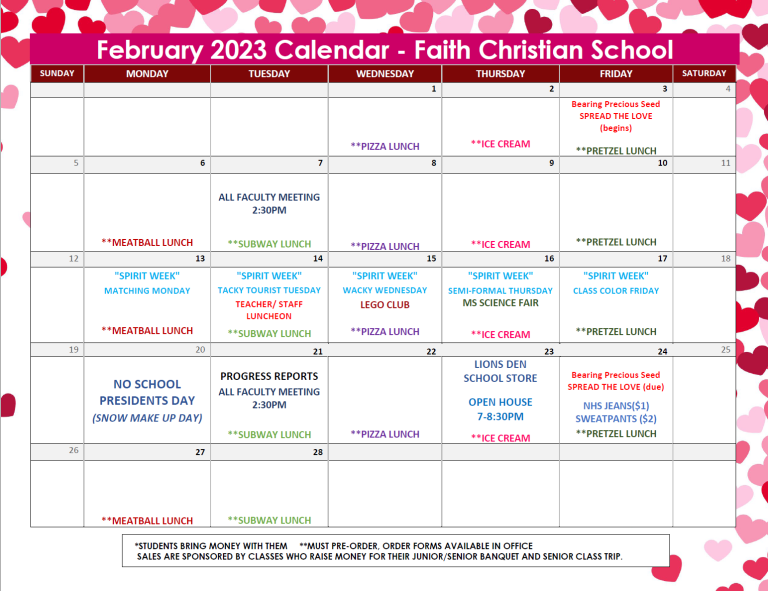 February 2023 Calendar