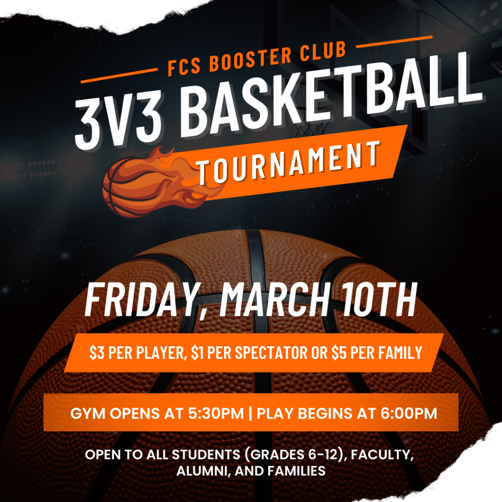 FCS Booster Club 3V3 BASKETBALL TOURNAMENT FUNDRAISER