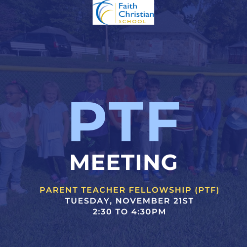 PTF Meeting Tuesday, November 21st