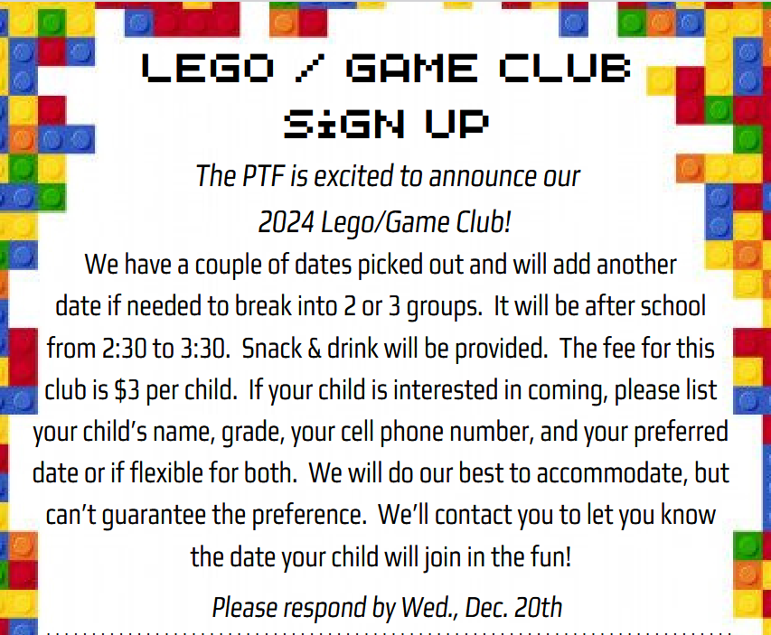 Lego / Game Club