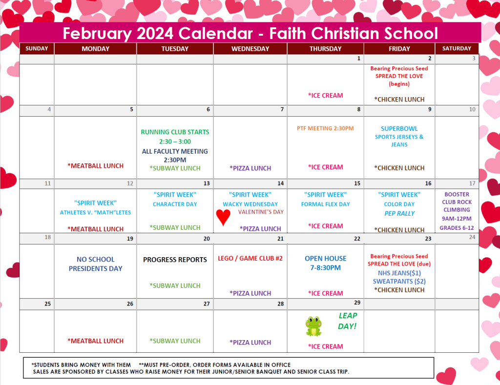 February 2024 Calendar