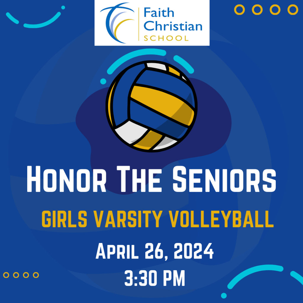 Honor the Seniors Volleyball on April 26th
