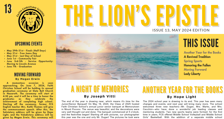 Lion’s Epistle Issue 13