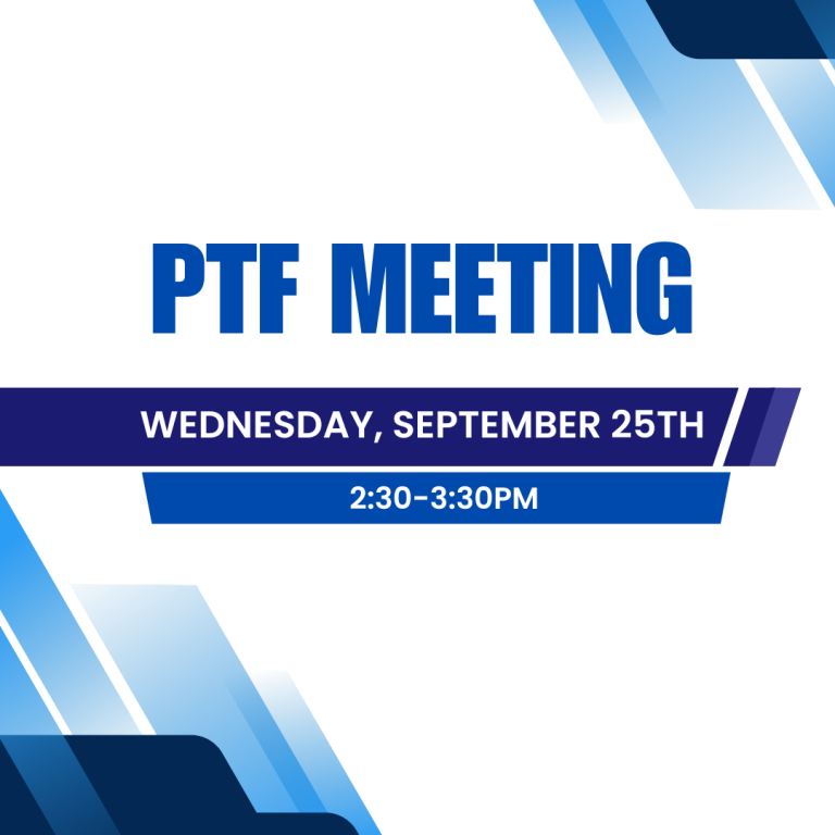 PTF Meeting – September 25th