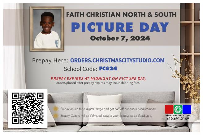 Fall Picture Day – Monday Oct 7th