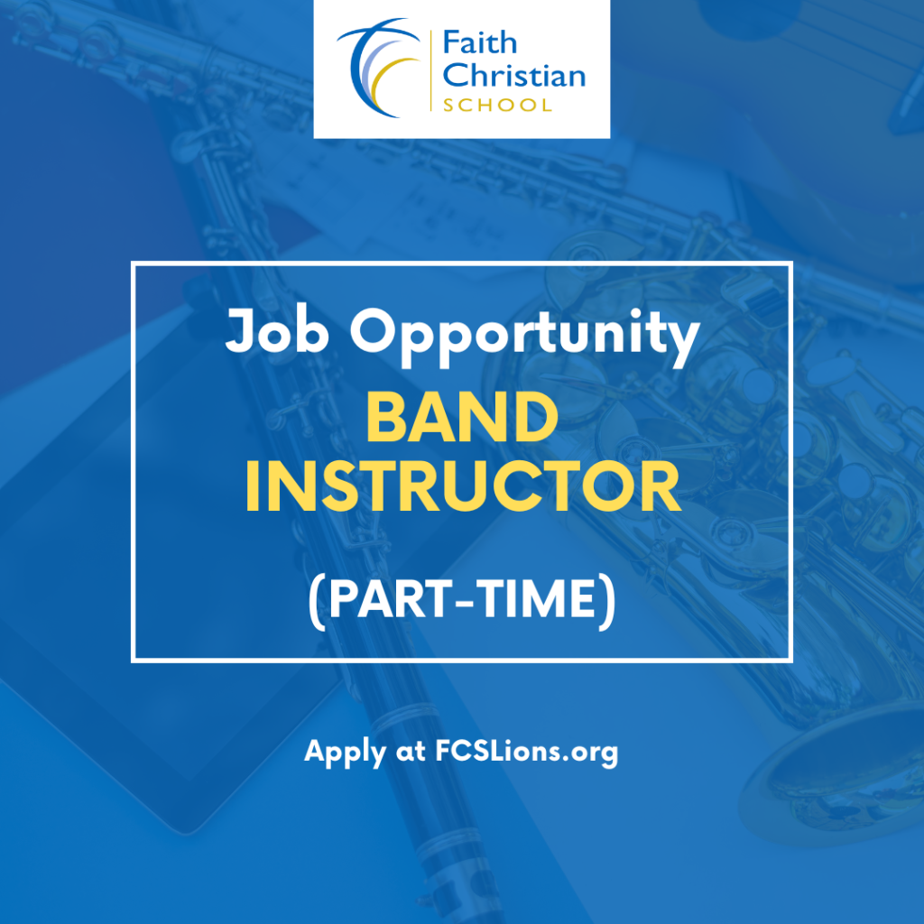 Job Opening: Part Time Band Instructor